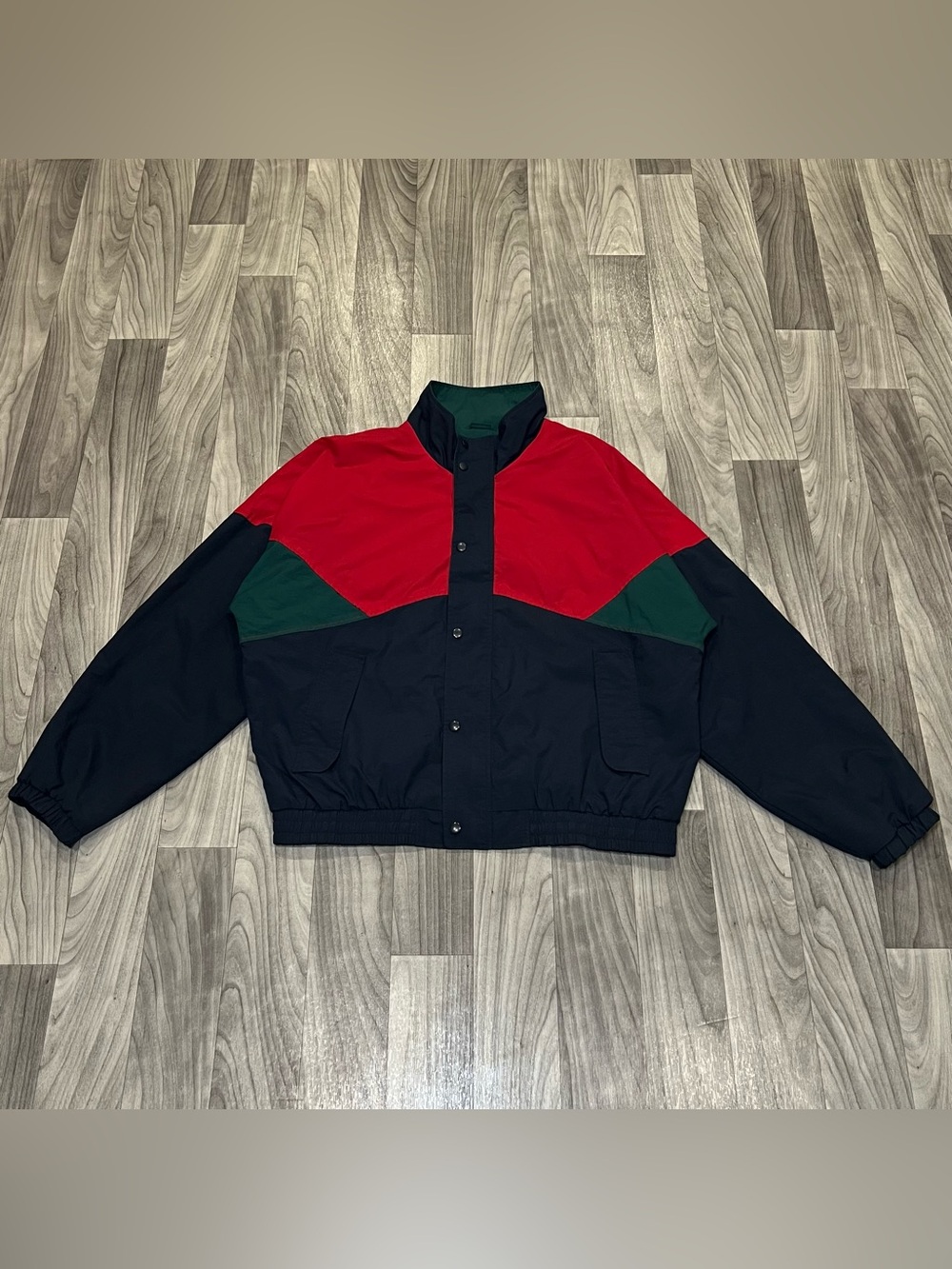 SIZE XL MENS VTG WILSON JACKET FULL ZIP 60’s NYLON WINDBREAKER